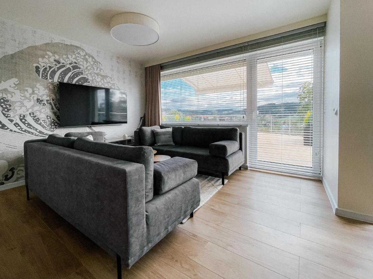 Penthouse Sloneczna Rapsodia - Blisko Parku Zdrojowego - Duzy Taras Na Dachu - Piekny Widok - Winda - Garaz Apartman Rabka Kültér fotó